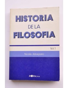 Historia de la Filosofía. Tomo I.