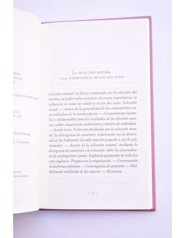 La selección natural (El origen de las...