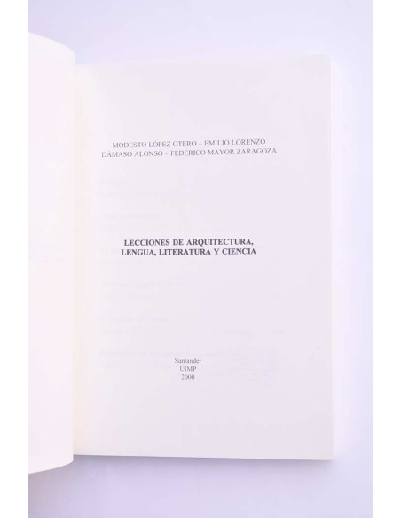 Lecciones de arquitectura, lengua, literatura y ciencia