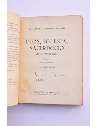 Dios, Iglesia, sacerdocio (tres pastorales)
