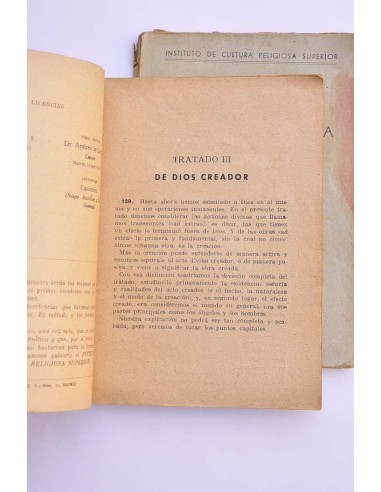 Exposición del dogma católico. Primer curso