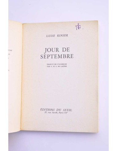 Jour de septembre