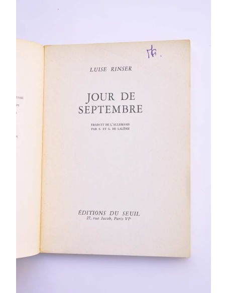 Jour de septembre