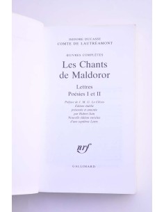 Les chants de Maldoror. Lettres Poésies I et II 2