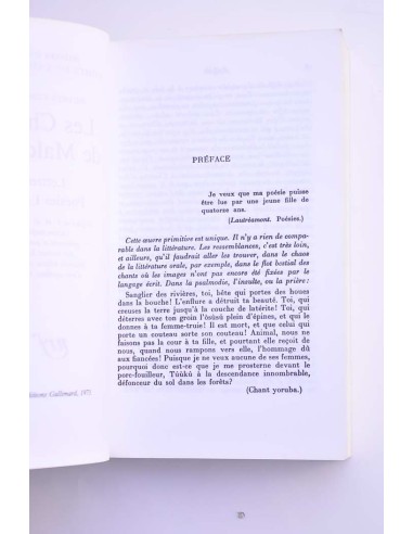Les chants de Maldoror. Lettres Poésies I et II