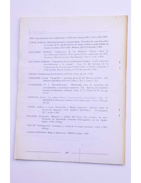 Medio ambiente, pobreza y situación de la mujer en las tierras áridas de Lambayeque