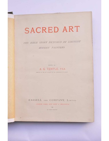 Sacred Art : the Bible story pictures by...