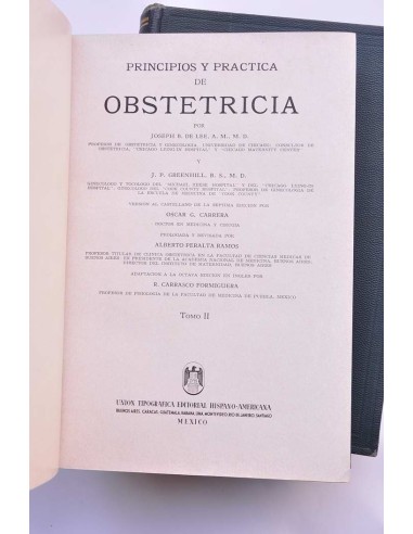 Principios y práctica de obstetricia