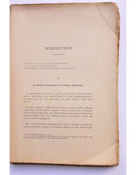 Cours de composition musicale. Deuxième livre. Première partie