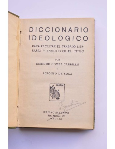 Diccionario ideológico para facilitar el...