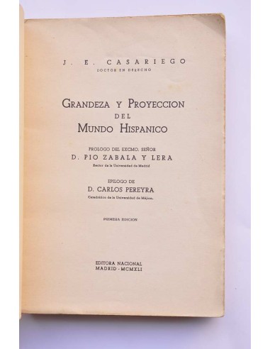 Grandeza y proyección de mundo hispánico