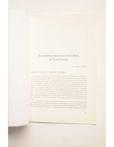 Los temas taurinos en la obra de Luis Garay