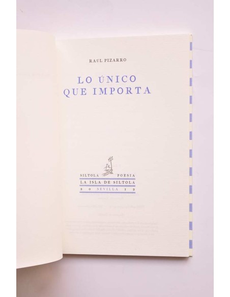 Lo único que importa