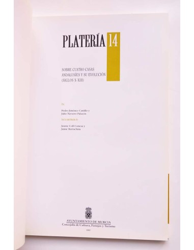 Platería 14. Sobre cuatro casas andalusíes y su...