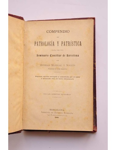 Compendio de Patrología y Patrística