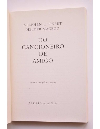 Do cancionero de amigo