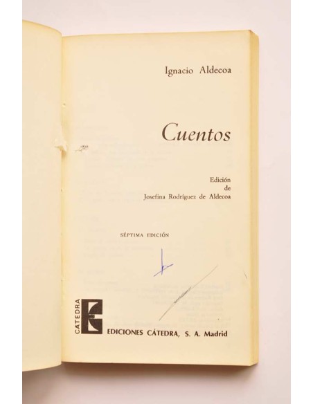 Ignacio Aldecoa. Cuentos