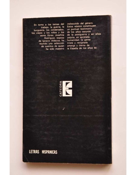 Ignacio Aldecoa. Cuentos