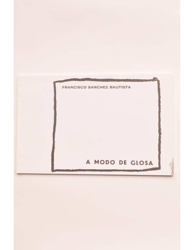 A modo de glosa