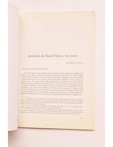 Jerónimo de Alcalá Yáñez y los toros