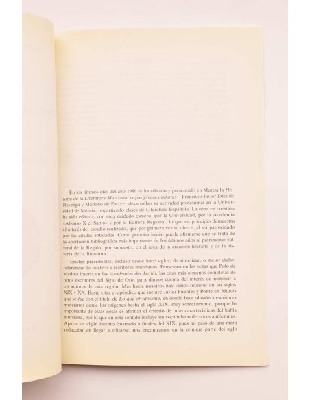 Historia de la literatura murciana