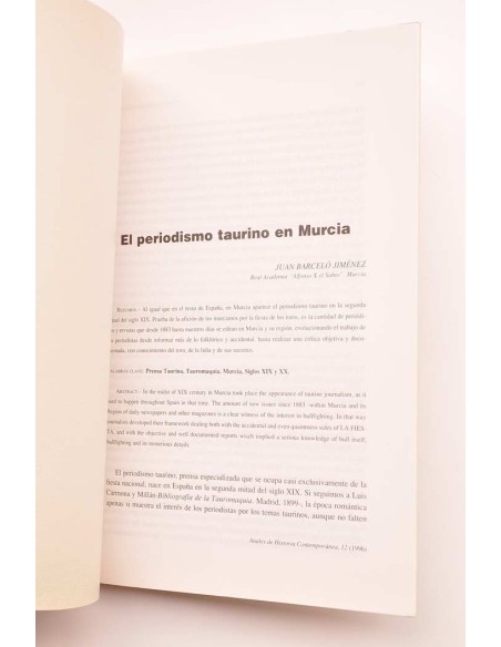 El periodismo taurino en Murcia