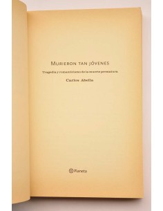 Murieron tan jóvenes. Tragedia y romanticismo de la... 2