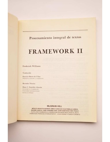 FrameworkII. Procesamiento integral de textos