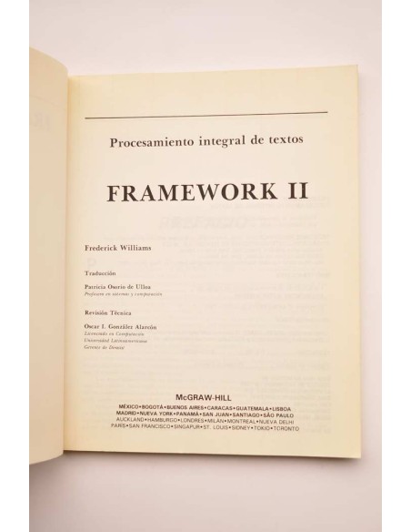 FrameworkII. Procesamiento integral de textos