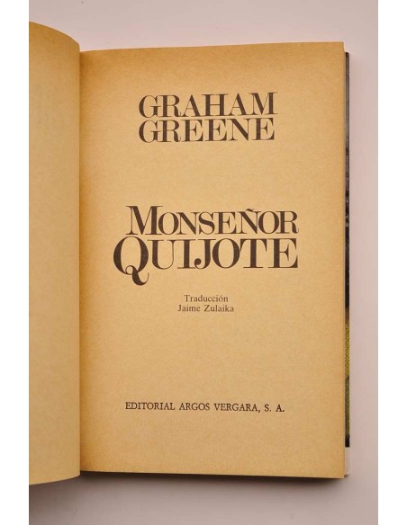 Monseñor Quijote