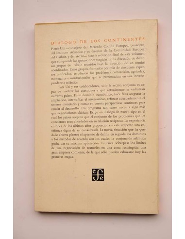 Diálogo de los continentes. Un programa económico