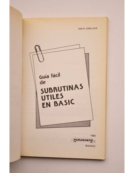 Guia fácil de subrutinas útiles en BASIC