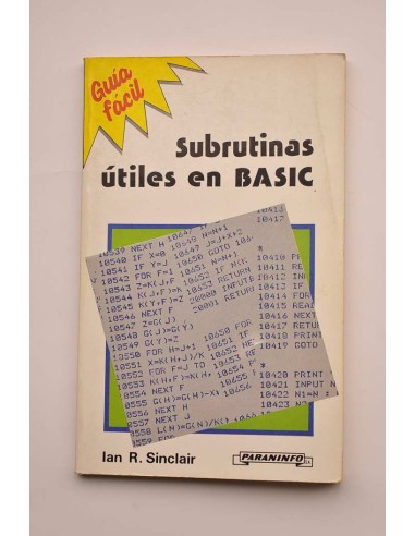 Guia fácil de subrutinas útiles en BASIC