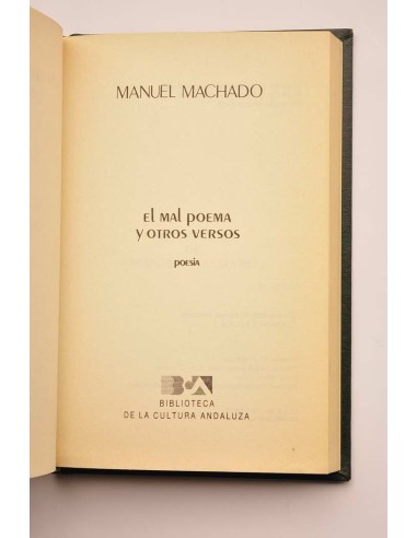 El mal poema y otros versos