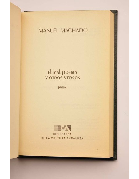 El mal poema y otros versos