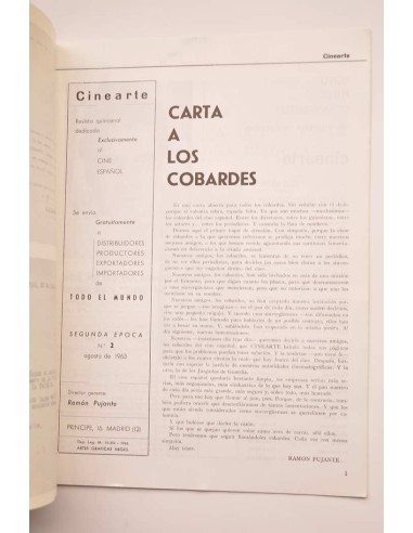 Cinearte. Revisa de cine español. 2ª época, nº...
