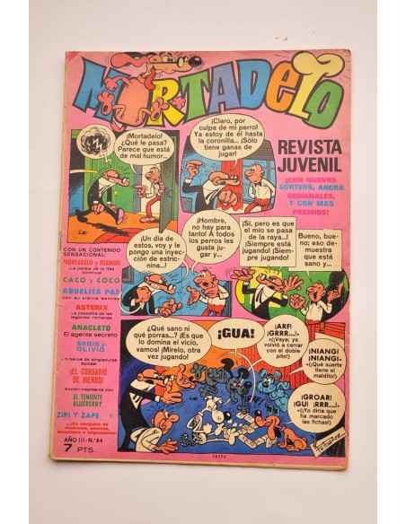 Mortadelo. Revista juvenil. Año III. nº 84