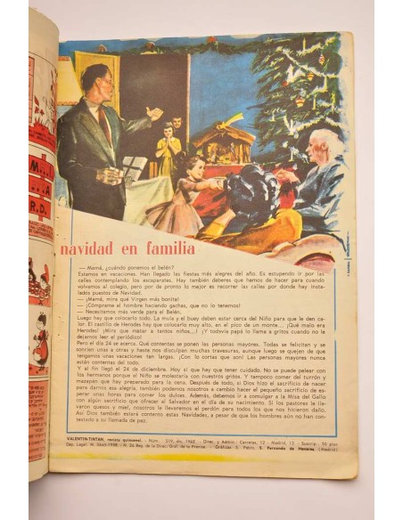 Valentín Tin-Tan. Revista infantil, nº 219, diciembre 1965