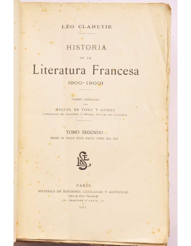 Historia de la literatura francesa (900 - 1900)