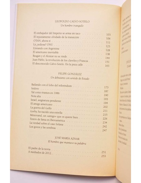 Los presidentes y la diplomacia. Me acosté con Suárez y me levanté con zapatero