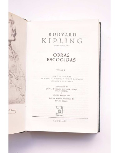 Ruyard Kipling. Obras escogidas. Tomo I.