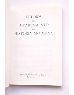 Estudios del Departamento de Historia Moderna 2