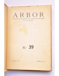 Arbor. Revista general de investigación y cultura. Marzo,... 2