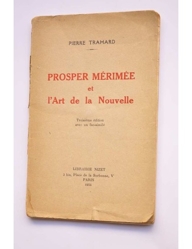Prosper Mérimée et l'Art de la Nouvelle