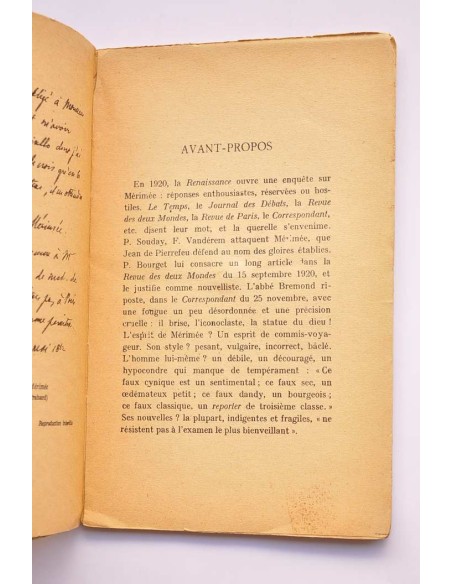 Prosper Mérimée et l'Art de la Nouvelle