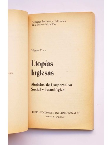 Utopías inglesas. Modelos de cooperación social...