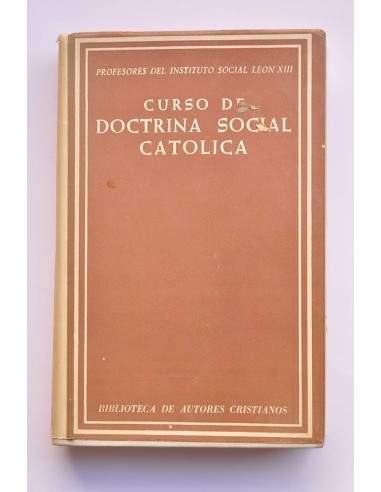 Curso de doctrina social católica