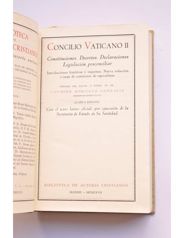 Concilio Vaticano II. Constituciones. Decretos....