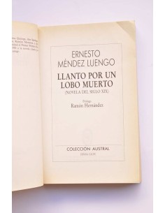 Llanto por un lobo muerto (Novela del siglo XIX) 2