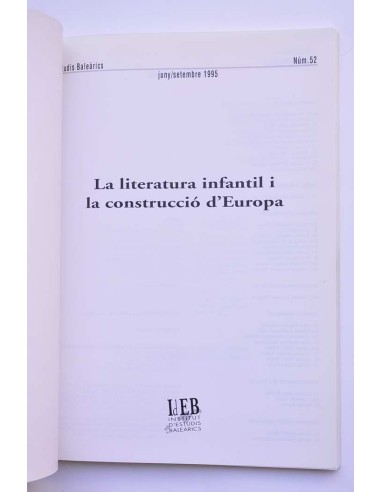 La literatura infantil i la construcció d'Europa